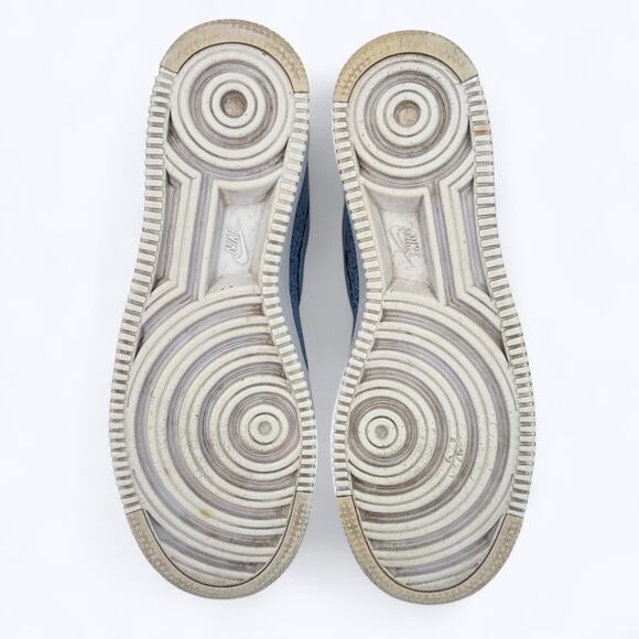 Nike Air Force 1 Ultra Flyknit Low Top Sneakers in Work Blue Men's 11.5 Comfort - Picture 8 of 9